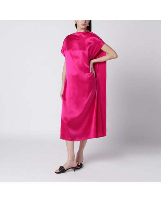 Dries Van Noten Pink Midi Dresses