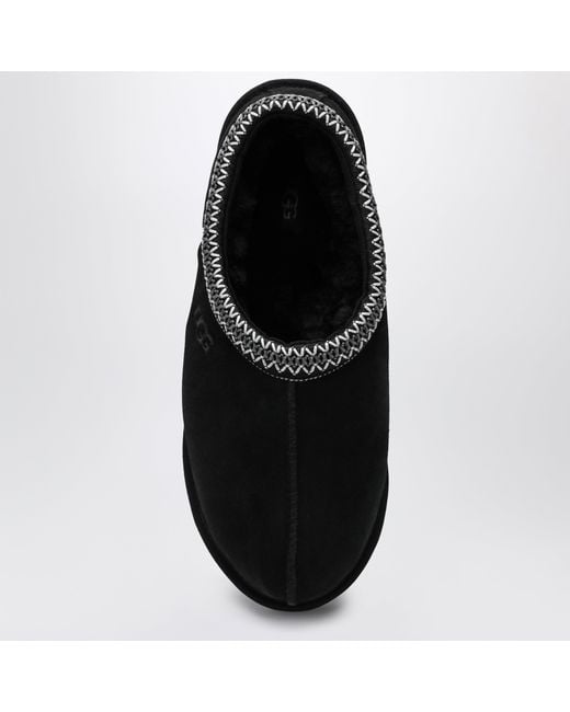 Ugg Black Tasman Eather Slip-Ons for men