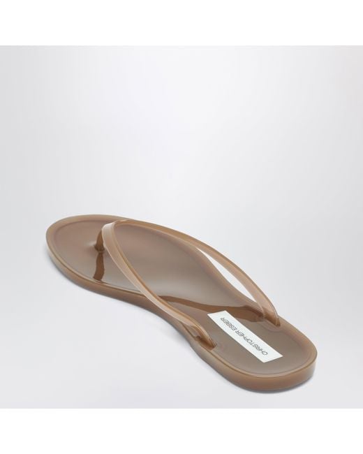 Christopher Esber Brown Jo Thong Sandals