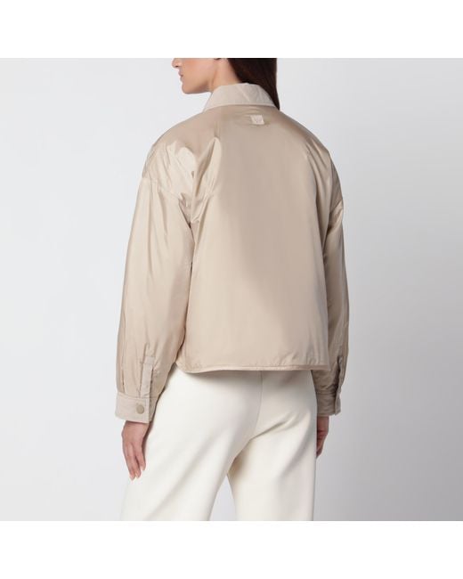 Weekend by Maxmara Natural Almond Reversible Cropped Jacket