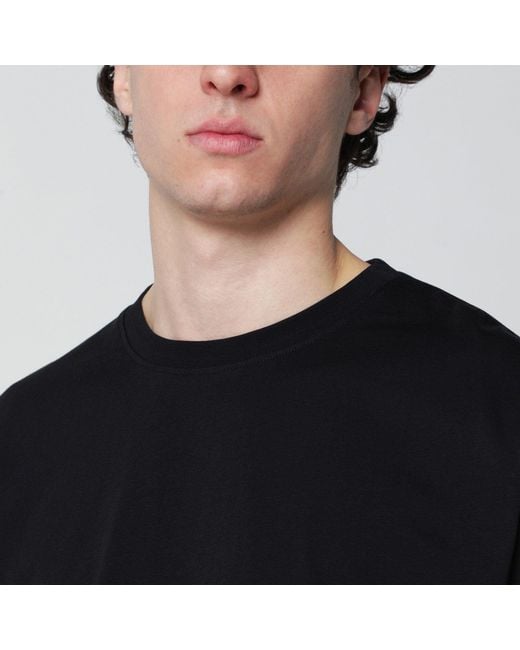 Studio Nicholson Black Bric T-Shirt Regular Fit for men