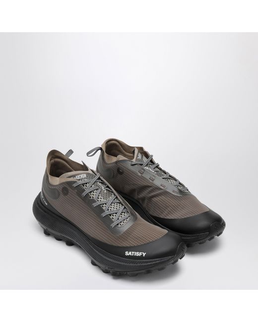 Satisfy Black Mud-Colored Therocker Sneakers for men