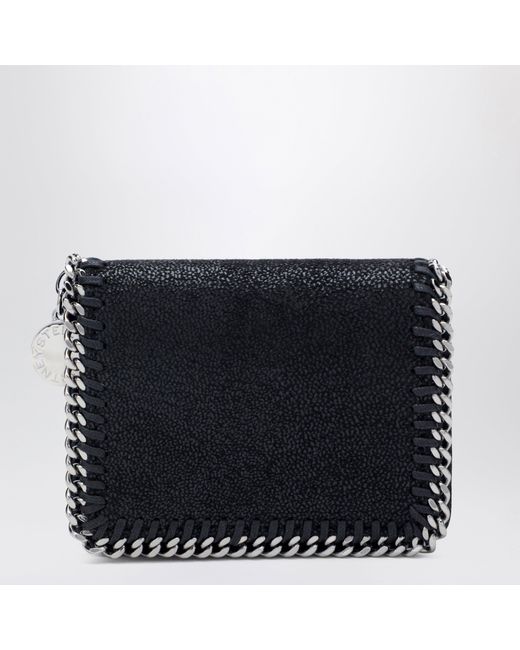 Stella McCartney Black Falabella Bi-Fold Wallet