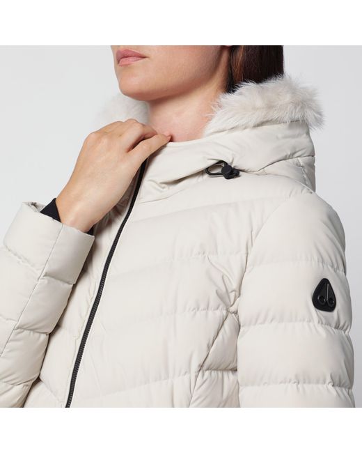 Moose Knuckles Natural Roselawn Alabaster Nylon Jacket