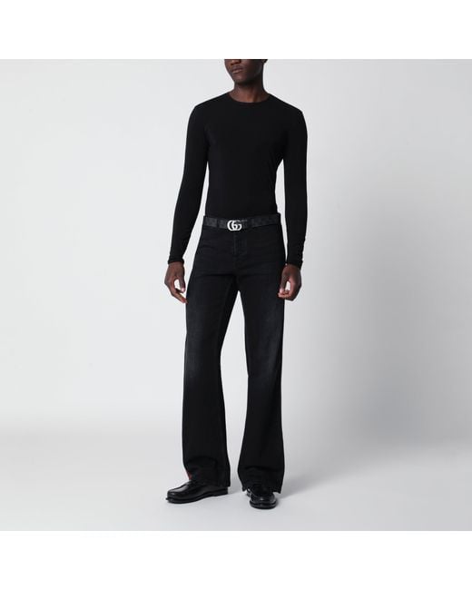 Gucci Black Crew-Neck Knit for men