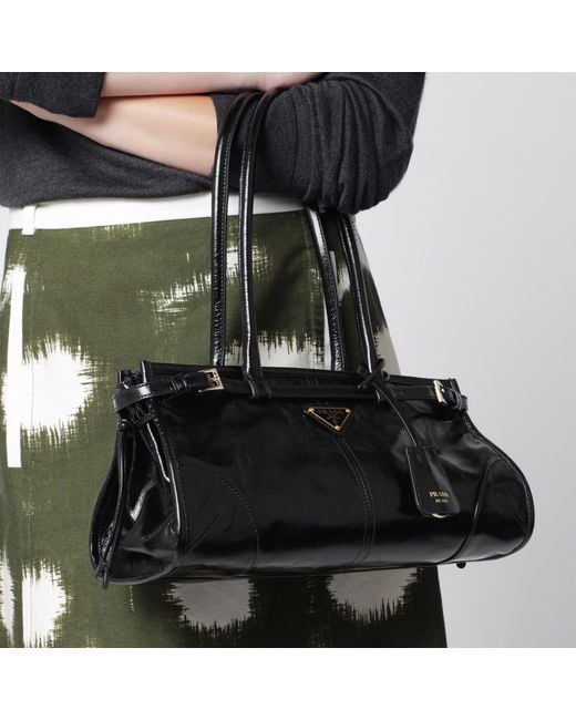 Prada Black Bonnie Medium Hand Bag