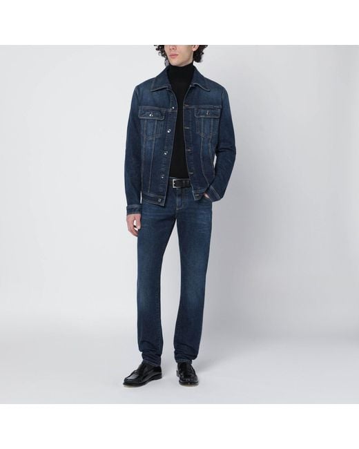 Dolce & Gabbana Blue Denim Jacket for men