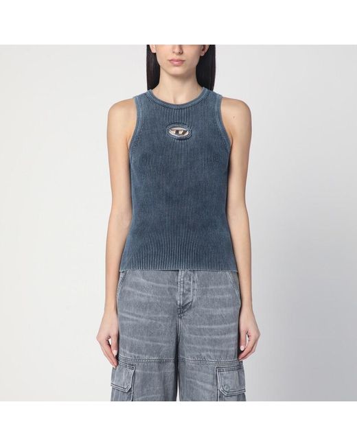 DIESEL Blue Top M-anchor-a