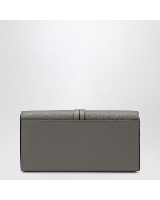 Chloé Gray Alphabet Flap Wallet