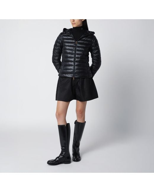 Moncler Black Igelhood Down Jacket