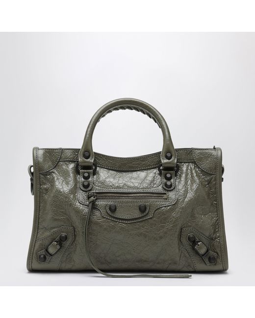 Balenciaga Green Le City Small Tote Bag