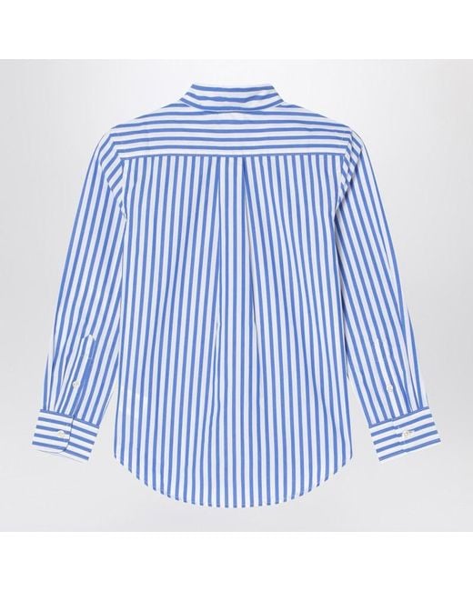 Polo Ralph Lauren Button-Down Hemd Aus Baumwolle Mit Streifen in Blue für Herren