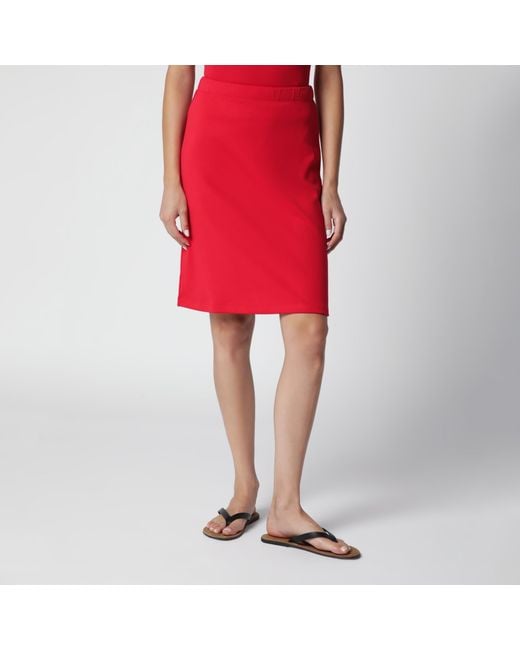 Flore Flore Red Marie Organic Cotton Skirt