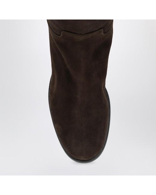 Dolce & Gabbana Black High Suede Boot