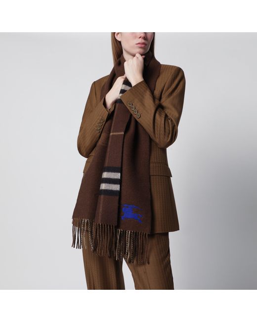Sciarpa Reversibile di Burberry in Brown