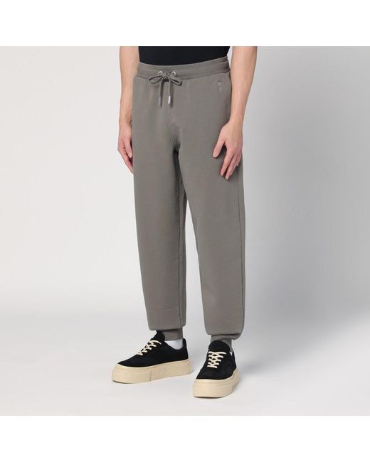 AMI Gray Ami De Coeur jogging Pants for men