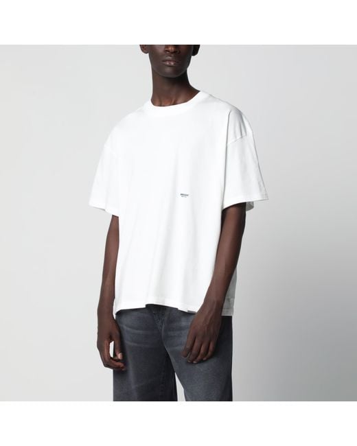 Represent White Micro Owners Club Cotton T-Shirt for men