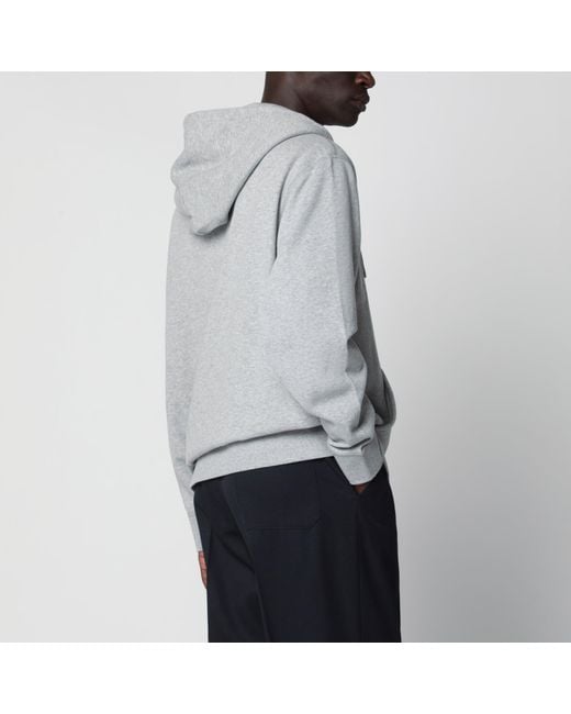 Polo Ralph Lauren Gray Cotton Zip-Up Hoodie for men