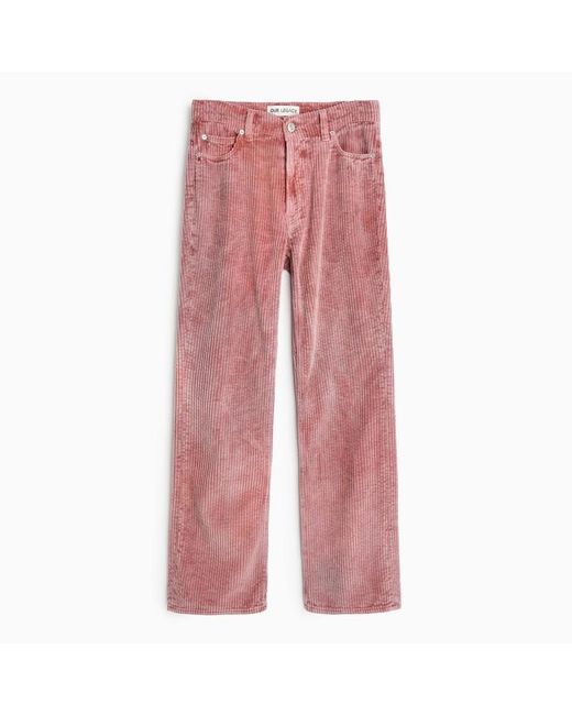I nostri jeans larghi e legacy antichi rosa in denim rosa di Our Legacy in Natural da Uomo