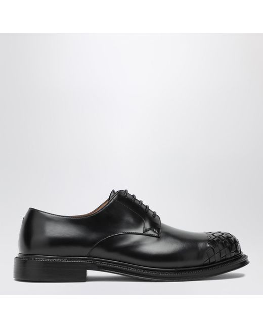 Bottega Veneta Black James Lace-Up Shoes for men