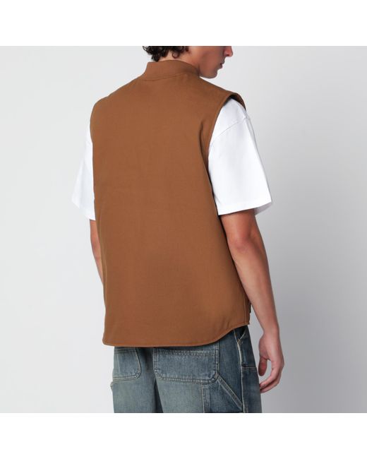 Carhartt Brown Hamilton Classic Vest for men
