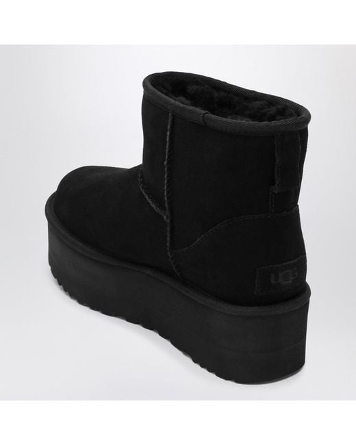 Ugg Black Classic Mini Platform Boots