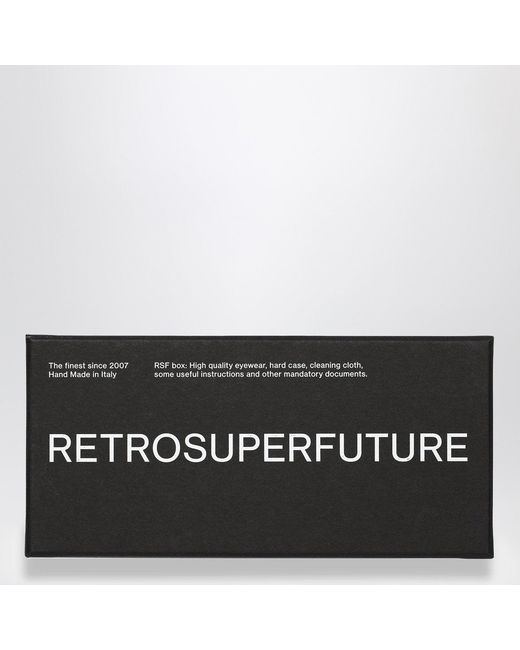 Retrosuperfuture Green Caro Sunglasses for men