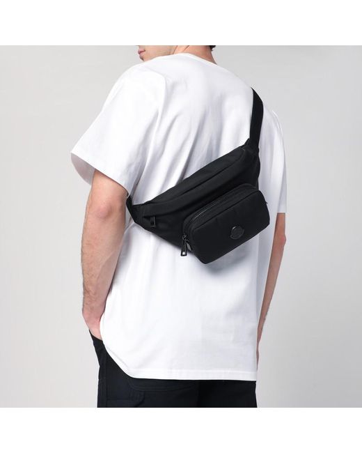 Marsupio durance idrorepellente di Moncler in Black da Uomo
