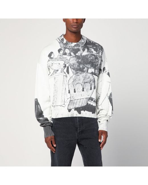 Enfants Riches Deprimes Gray The Ballroom Dance Sweater for men
