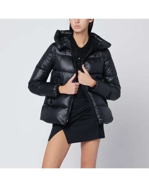 Moncler Black Shiny Zip Jacket