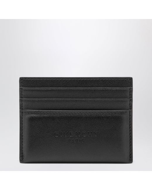 Givenchy Schwarzer Kartenhalter Aus Leder Mit Logo in Black für Herren