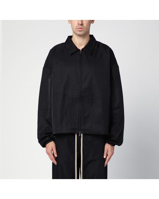 Fear Of God Black Recycled Nylon Jacket for men