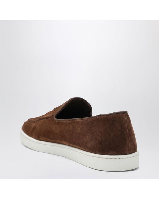 Church's Brown Suede Peebles Loafers for men