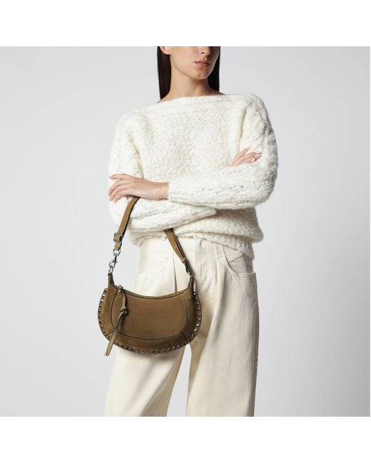 Isabel Marant Metallic Oskan Moon Shoulder Bag