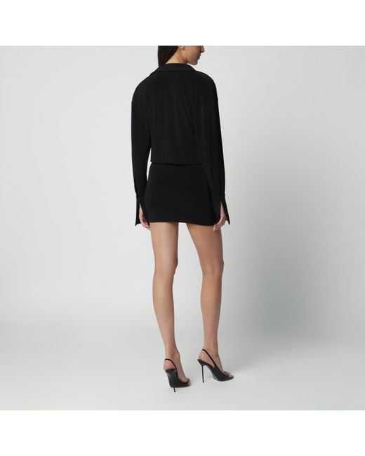 ANDAMANE Black Lilia Mini Dress