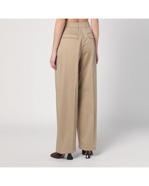 Pantalone ampio axel color sabbia di Thelatest in Natural