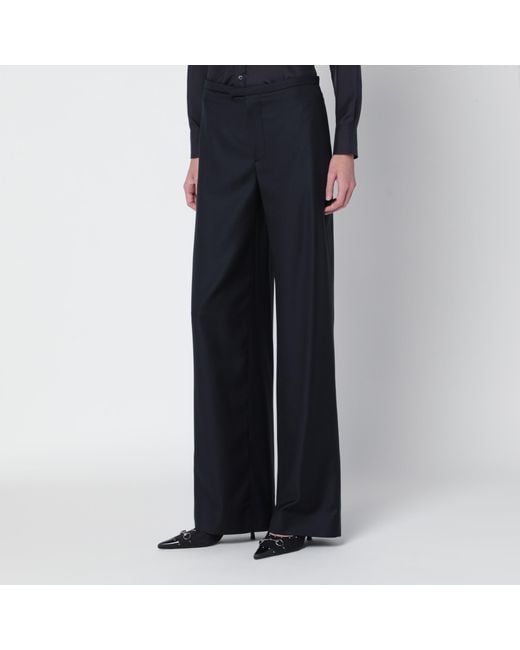 Gucci Black Lightweight Wool Trousers