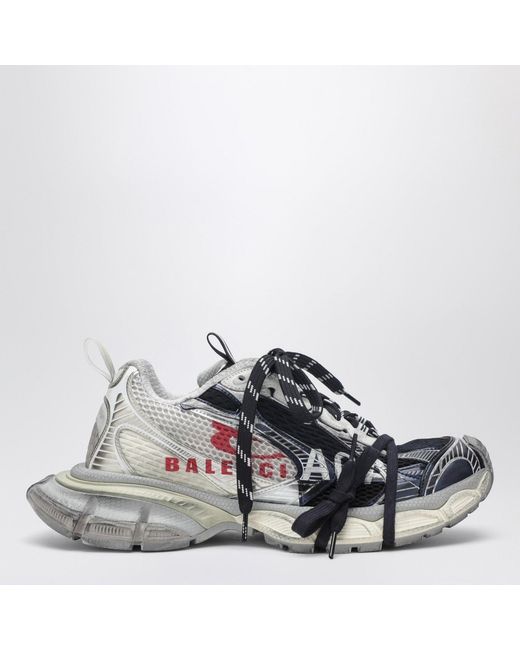 Balenciaga Gray 3Xl Split Logo Sneakers for men