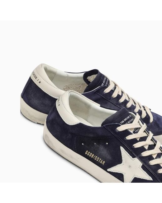 Sneaker super-star /bianca di Golden Goose Deluxe Brand in Blue da Uomo