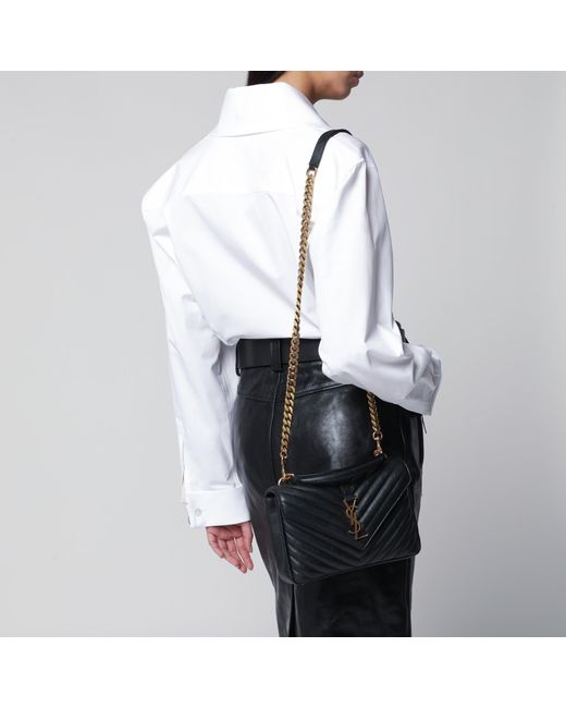 Saint Laurent Black Medium College Bag