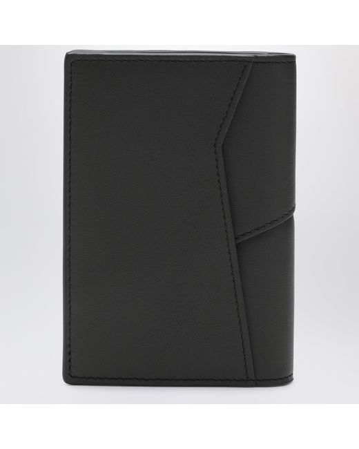 Loewe Black Puzzle Edge Bi-Fold Card Holder for men