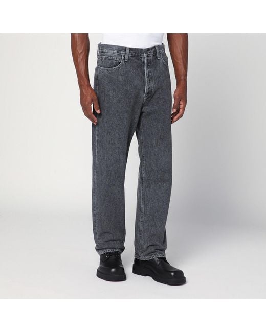 Agolde Gray Washed-Effect Jeans for men