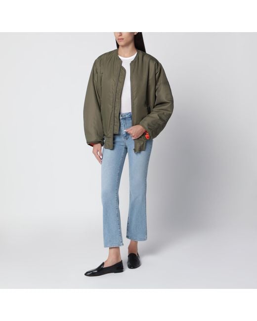 FRAME Blue The Reboot Crop Jeans
