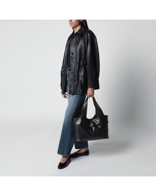 MANU Atelier Black Cambon Cabas Bag