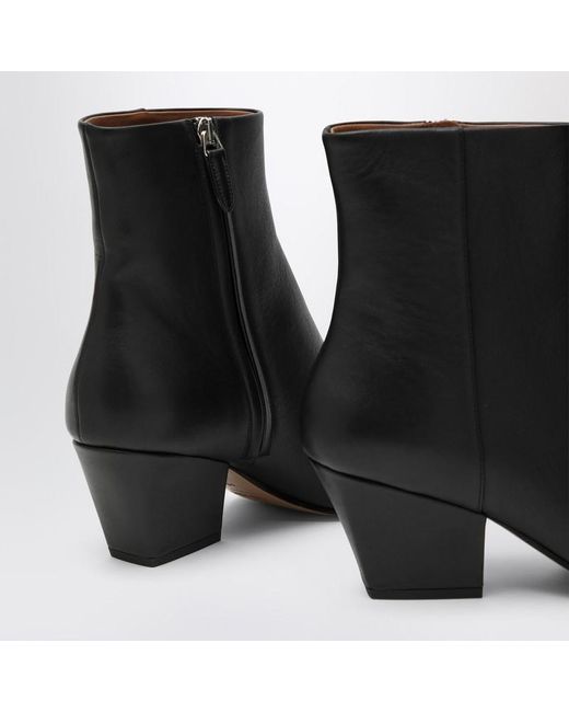 Stivaletto jane in pelle di Paris Texas in Black