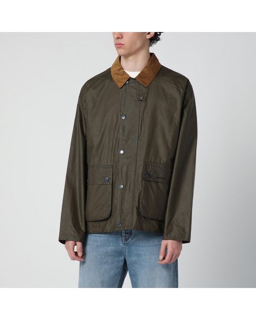 Barbour Green Modern Bedale Waxed Jacket for men