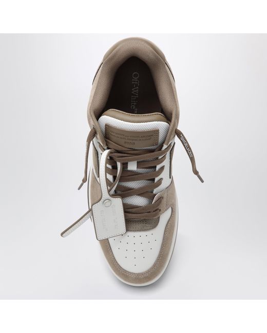Off-White c/o Virgil Abloh Gray Out Of Office Sneakers Rhodium Light for men