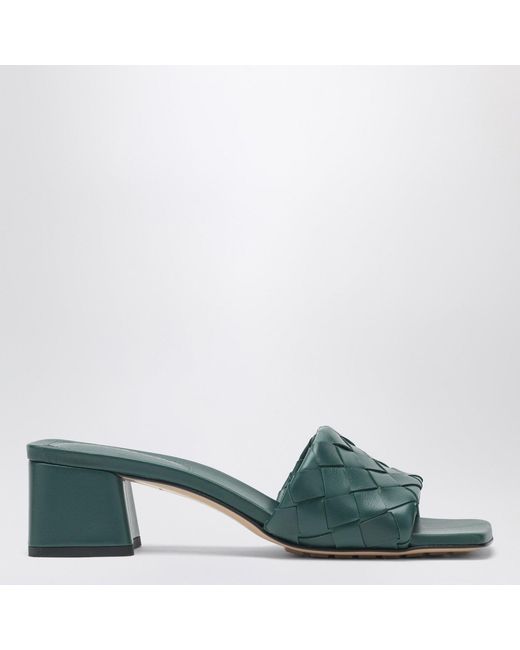Bottega Veneta Green Parco Mules