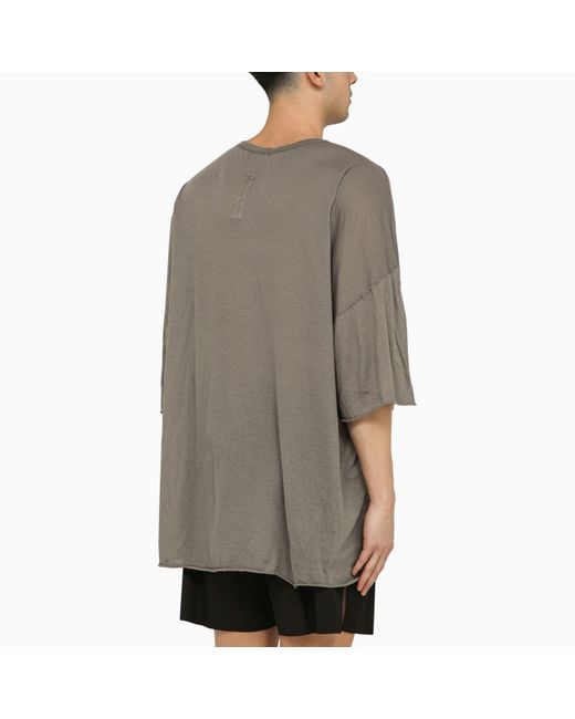 Rick Owens Gray Powder Over Shirt In Cotton for men