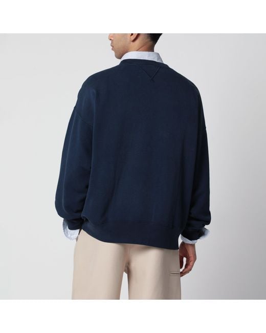 Polo Ralph Lauren Blue Sweatshirt With Embroidery Vintage-Fit for men